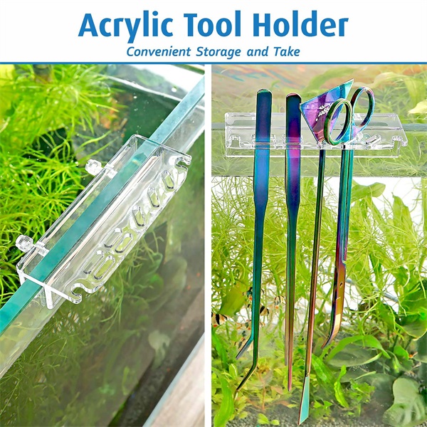 hygger 6-in-1 Color Stainless Steel Long Aquarium Aquascaping Tools Kit for Fish  Tank Starters - Hygger Wholesale