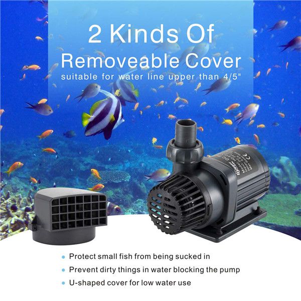 Hands Release Water Changer with Fish Tank Flow Switch, No Spill