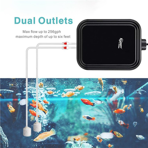 6w 6000mAh Solar Fish Tank Oxygen Pump Fish Aquarium Air