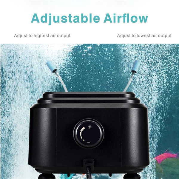 Elite 799 Pompe Ã air pour aquarium jusqu'Ã 20L - 60L/h