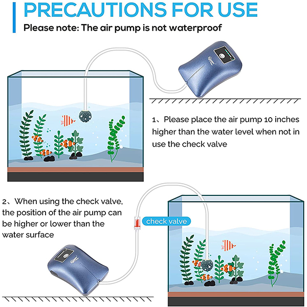 HYGGER Portable Quiet Aquarium Air Pump - Hygger Wholesale