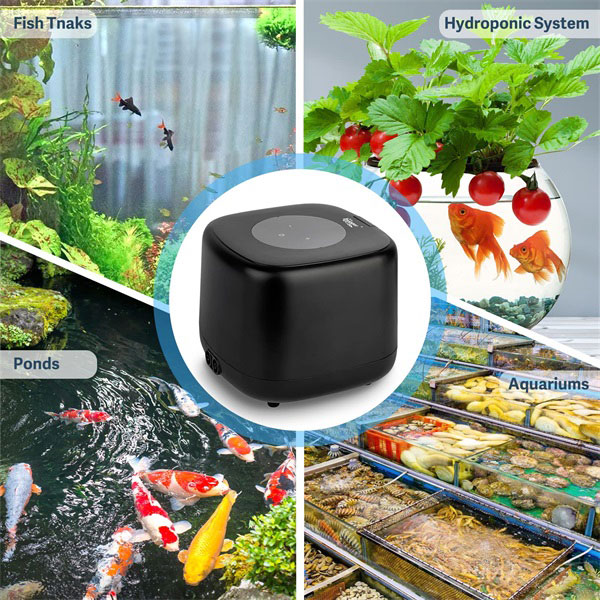 hygger Fish Tank Air Pump with Dual Outlets for up to 600 Gallons Tank -  Hygger Wholesale