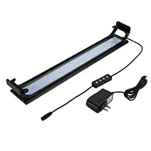 Hygger aquarium LED light bar with power adapter and remote control for fish tank lighting