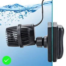 Hygger aquarium water pump with adjustable flow rate and suction cup mount for fish tank filtration