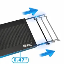 Hygger aquarium heater with 0.47" gap for precise temperature control in fish tanks