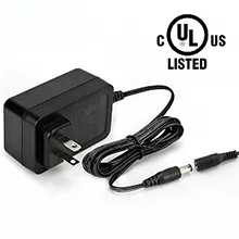 UL Listed 12V DC Aquarium Power Adapter with US Plug and Coiled Cable