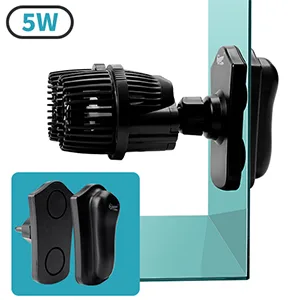 5W LED aquarium light with adjustable clamp mount and battery pack for fish tank decoration