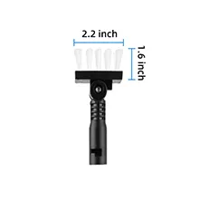 Hygger aquarium cleaning brush with 2.2 inch brush head and 1.6 inch handle, designed for efficient tank maintenance.