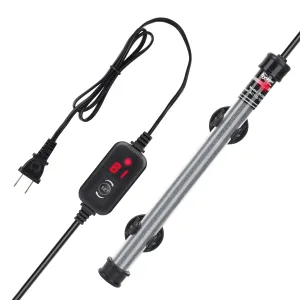 Hygger AC110-120W aquarium heater with digital thermostat and adjustable temperature control for fish tanks