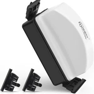 Hygger aquarium accessory with mounting brackets for secure installation on aquarium glass