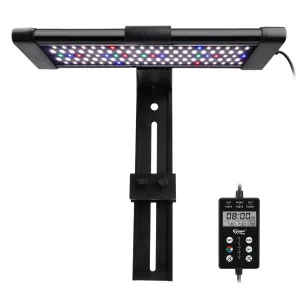 Hygger LED aquarium light with adjustable stand and digital timer controller for fish tank lighting