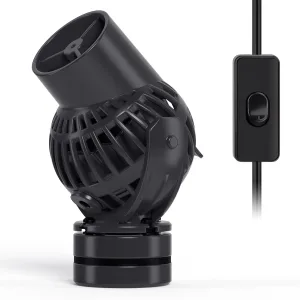 Hygger aquarium LED light fixture with adjustable head and remote control switch