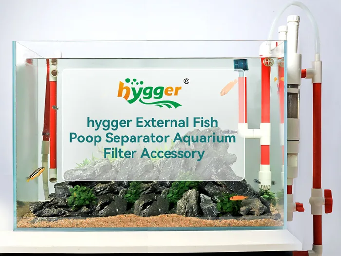 hygger External Fish Poop Separator Aquarium Filter Accessory for clean water and healthy fish