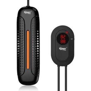 Hygger aquarium heater with digital thermostat for precise temperature control in fish tanks