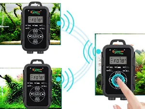 Hygger smart aquarium controller with wireless remote control for fish tank monitoring and adjustment