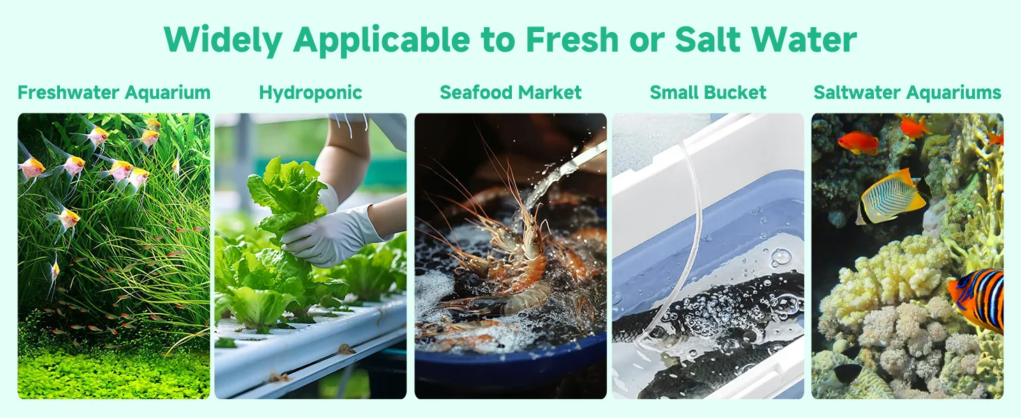 Versatile aquarium and hydroponic system for freshwater and saltwater applications, showcasing aquariums, hydroponics, seafoo