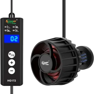 Hygger HG172 aquarium heater with digital display and control panel for precise temperature regulation in fish tanks.