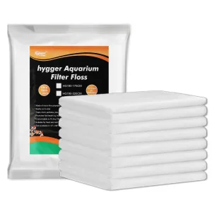 hygger Aquarium Filter Floss - Ultra Thick 1 Inch for Freshwater & Saltwater Tanks