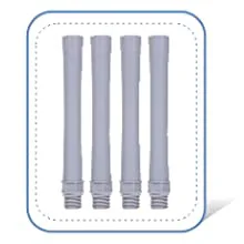 Four gray aquarium filter cartridges for hygger aquarium systems, displayed in a row with a blue border.