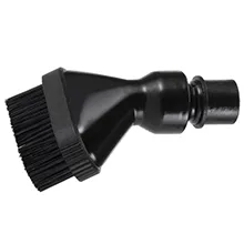 Black aquarium cleaning brush with bristles for tank maintenance, compatible with hygger vacuum systems
