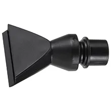 Black aquarium vacuum cleaner nozzle for efficient gravel cleaning in fish tanks