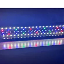 Hygger aquarium LED lighting strip with colorful RGB lights for vibrant underwater display