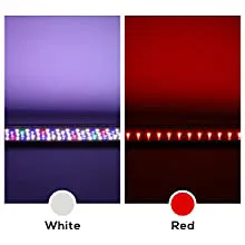 Hygger aquarium LED lighting system with white and red color options for optimal fish tank illumination