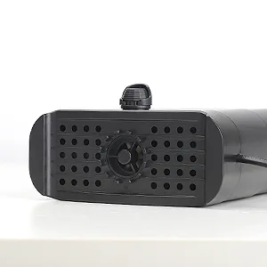 Hygger aquarium air pump with perforated design and control knob for efficient oxygenation in fish tanks