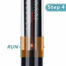 Step 4: Running the Hygger aquarium pump with orange connectors and red LED indicator