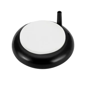 Hygger aquarium air stone with black base and white top, featuring a small air tube for aquarium oxygenation
