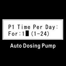 Auto Dosing Pump P1 Time Per Day setting for 1-24 hours on Hygger Aquarium system