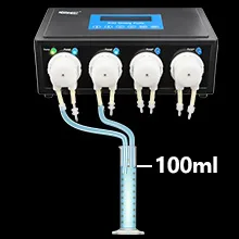 Hygger aquarium water pump system with four pumps and 100ml flow rate display