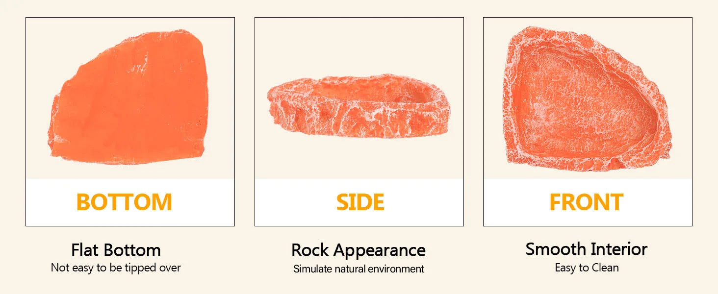 Hygger aquarium rock with flat bottom, rock appearance, and smooth interior for easy cleaning