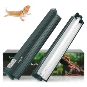 Hygger Reptile Heat Lamp Kit with UVB Bulb for Bearded Dragons and Other Reptiles