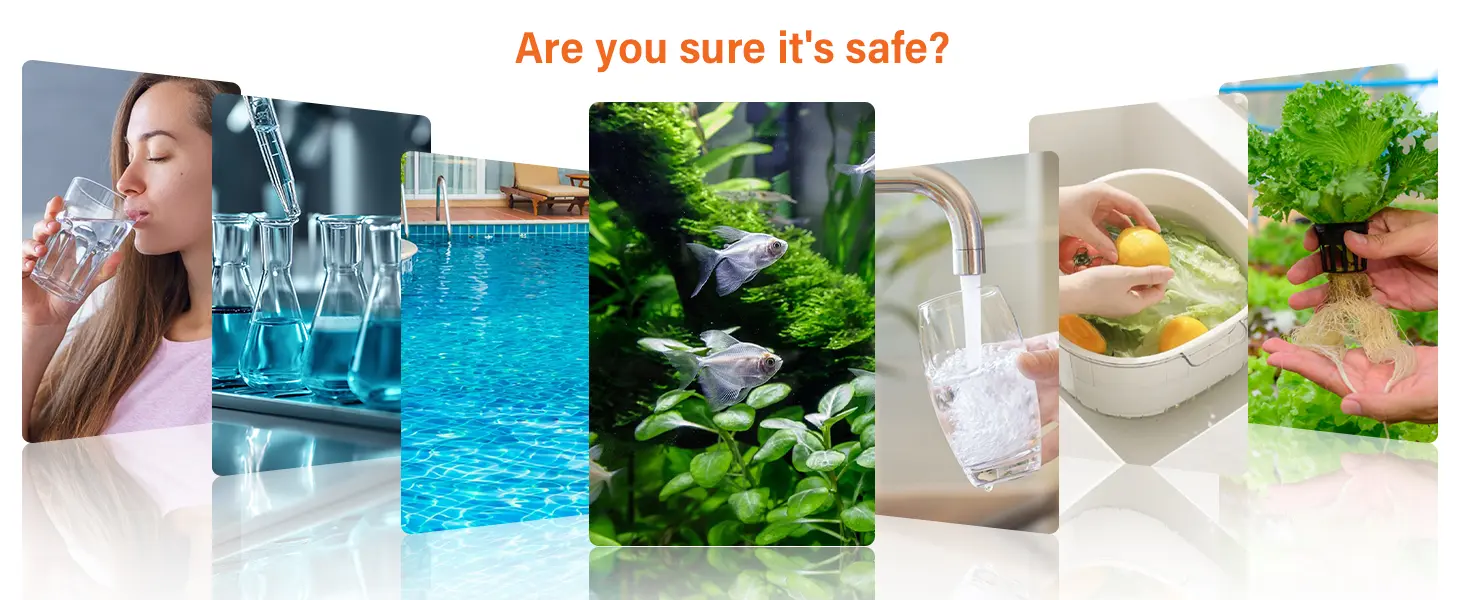 Safe water for aquariums, swimming pools, and daily use with hygger products