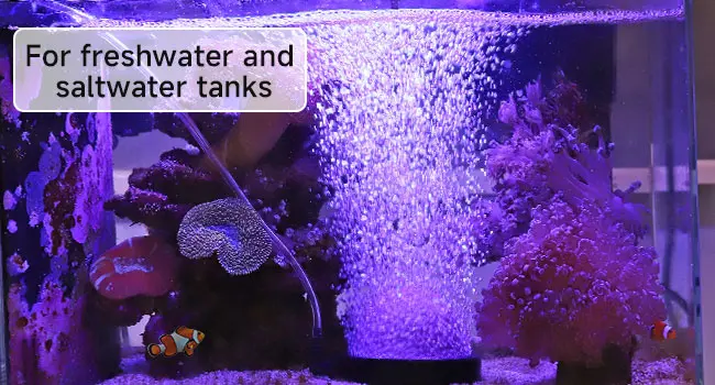 Hygger aquarium filter for freshwater and saltwater tanks with vibrant coral and fish
