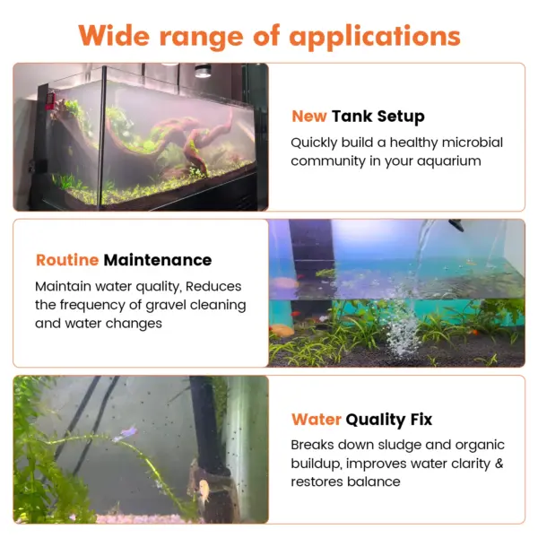 hygger Aquarium Water Bio-Clarifier for Freshwater and Saltwater ...