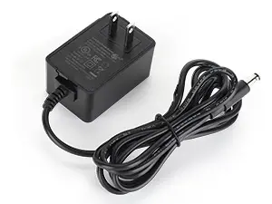 Hygger HG298 aquarium gravel cleaner DC power adapter, black charger with power cord, provides stable power for the 5-in-1 electric cleaner, suitable for freshwater and saltwater tank maintenance