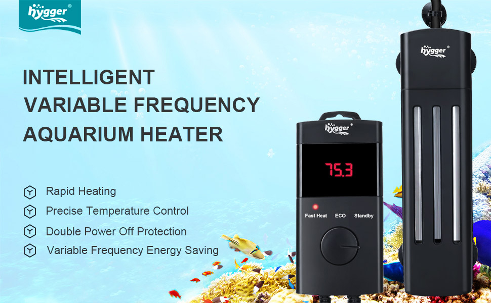 hygger Submersible Aquarium Heater with LED Digital Display for Freshwater  & Saltwater Tank - Hygger Wholesale