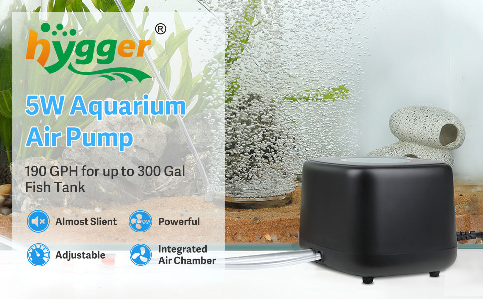 5W aquarium air pump